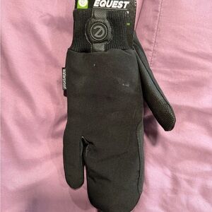 Black Waterproof Riding Mitt
